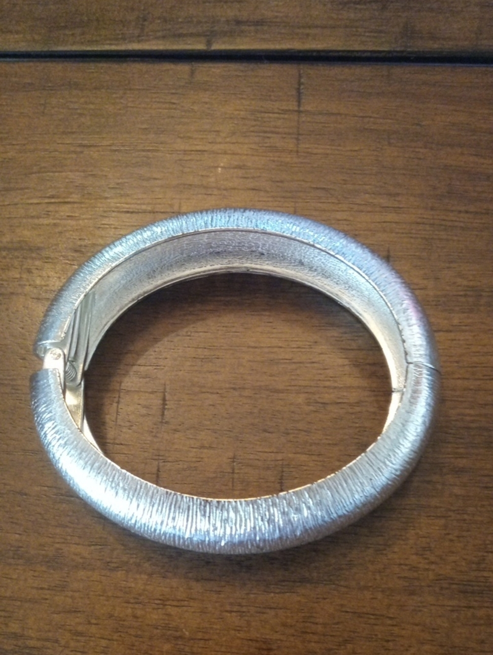 Silver Wrapped Bangle Bracelet - Women's Jewelry - Picture 1 of 4